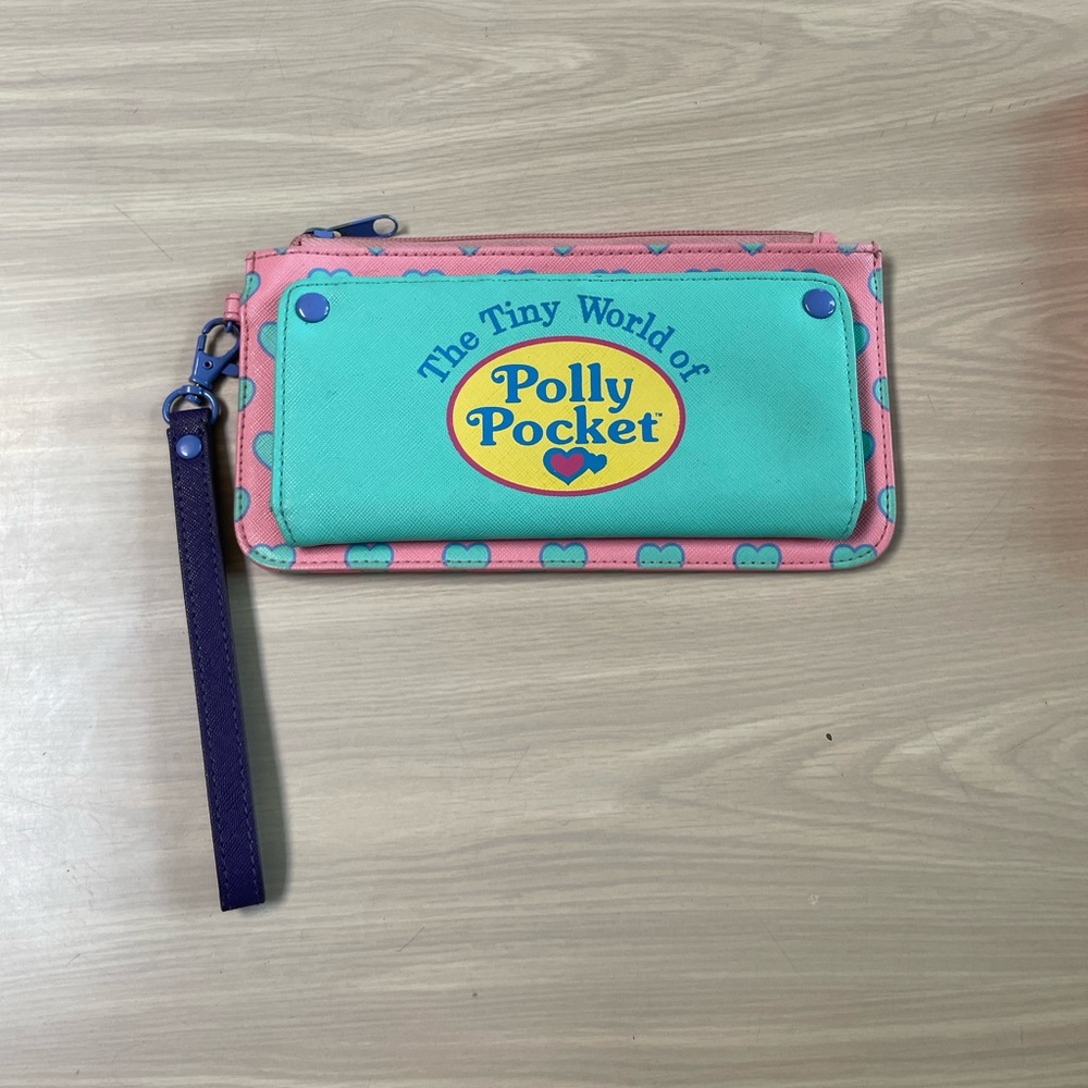 Women's Polly pocket Wallet Pink and Blue- add on free with purchase!